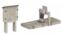 44-0145 Bachmann Scenecraft Wigmore 4-Lever Open Ground Frame